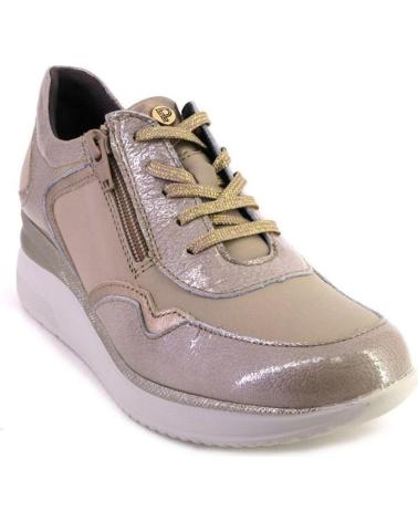 Esportes  de Mulher PITILLOS 10210 ZAPATILLAS CASUAL DE MUJER PIEL PIEDRA
