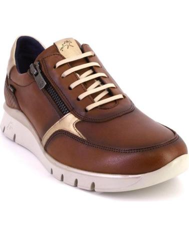 Esportes  de Mulher FLUCHOS F2070 ZAPATILLAS CASUAL DE MUJER PIEL NEGRO