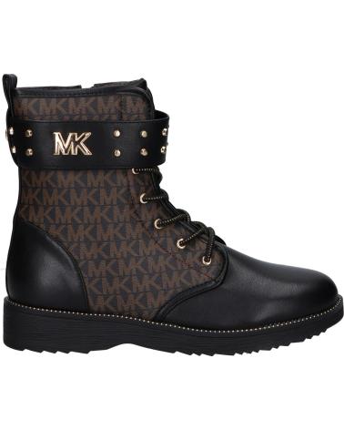 Woman and girl boots MICHAEL KORS MK100794 HASKELL STUD BLACK-BROWN