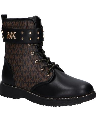 Woman and girl boots MICHAEL KORS MK100794 HASKELL STUD BLACK-BROWN