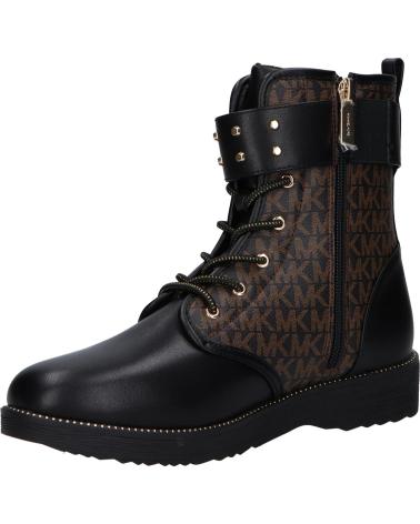 Woman and girl boots MICHAEL KORS MK100794 HASKELL STUD BLACK-BROWN