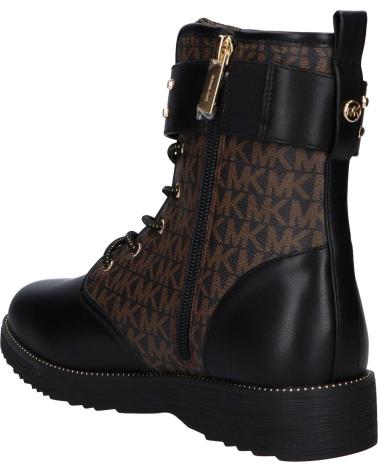 Woman and girl boots MICHAEL KORS MK100794 HASKELL STUD BLACK-BROWN