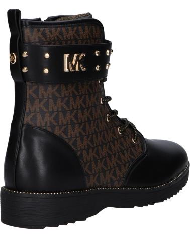 Woman and girl boots MICHAEL KORS MK100794 HASKELL STUD BLACK-BROWN
