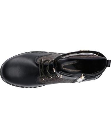 Woman and girl boots MICHAEL KORS MK100794 HASKELL STUD BLACK-BROWN