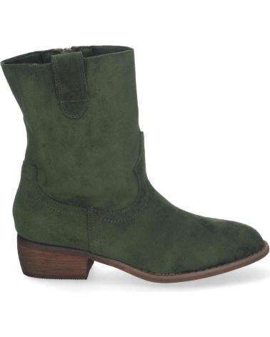 Stivaletti per Donna PUNTOSALAO BOTINES BAJOS COMODOS PUNTA REDONDA MUJER COLOR VERDE VARIOS COLORES