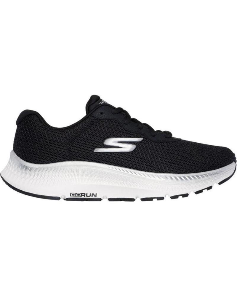 Sportivo per Donna SKECHERS ZAPATILLAS GO RUN CONSISTENT 128621-BKSL NEGRO