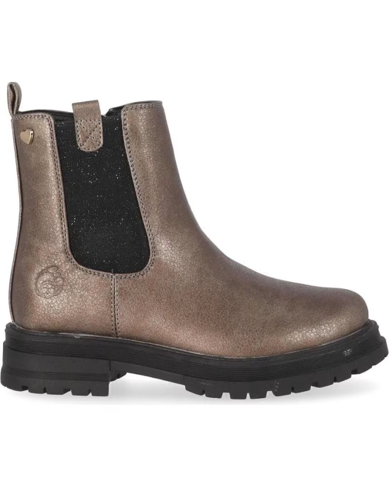 CHIKA10 BOTINES ZAKIA 03 EN NEGRO PARA NINAS TAUPE