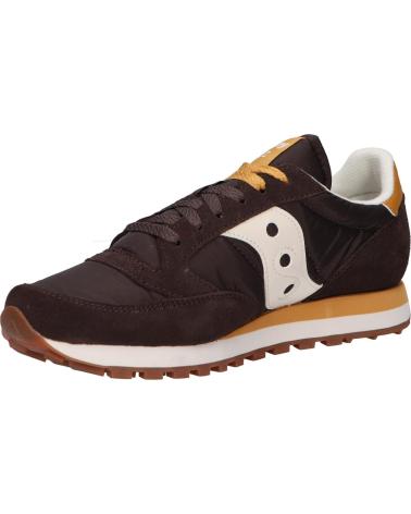 Man Trainers SAUCONY S2044-705 JAZZ ORIGINAL BROWN-CREAM