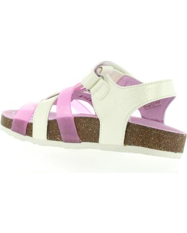 girl Sandals KICKERS 469250-30 MAGIDAYS 33 BLANC-ROSE