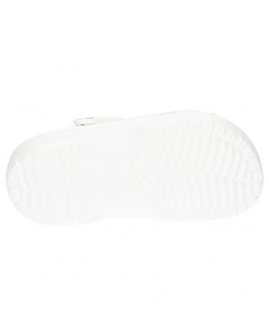 Zuecos de Mujer y Niña y Niño CROCS 206991 100B-WHITE