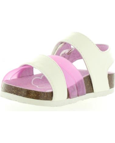 Sandalen für Mädchen KICKERS 469240-30 MAGIWEEK 33 BLANC-ROSE