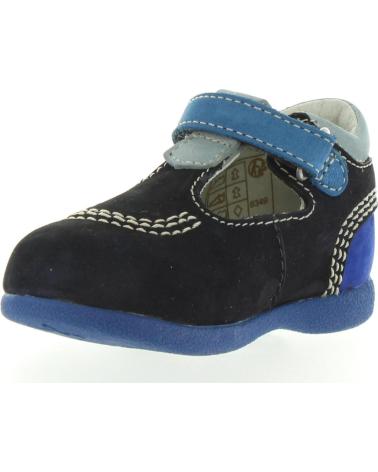 Schuhe für Mädchen und Junge KICKERS 413122-10 BABYFRESH 103 MARINE BLEU