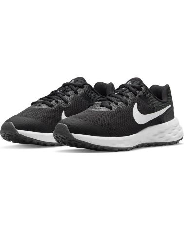 Deportivas de Mujer y Niña y Niño NIKE REVOLUTION 6 DD1096 NEGRO