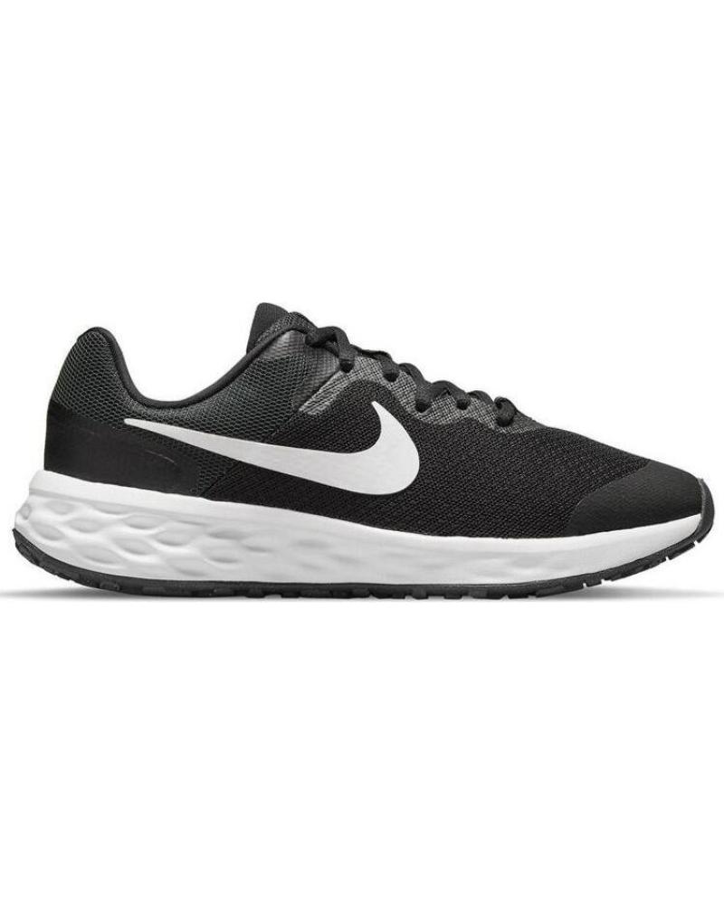 Deportivas de Mujer y Niña y Niño NIKE REVOLUTION 6 DD1096 NEGRO