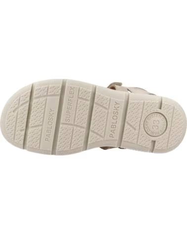 Sandalias de Niño PABLOSKY 253-241513934 COLOR BEIGE PIETRA