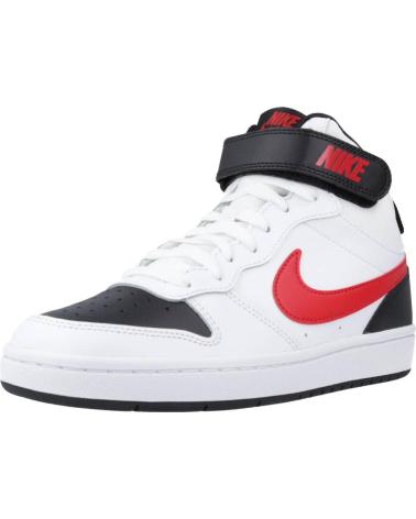 Esportes  de Menina e Menino NIKE ZAPATILLAS NINO MODELO COURT BOROUGH MID 2 COLOR BLANCO 110