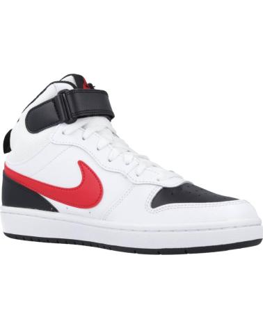 Esportes  de Menina e Menino NIKE ZAPATILLAS NINO MODELO COURT BOROUGH MID 2 COLOR BLANCO 110