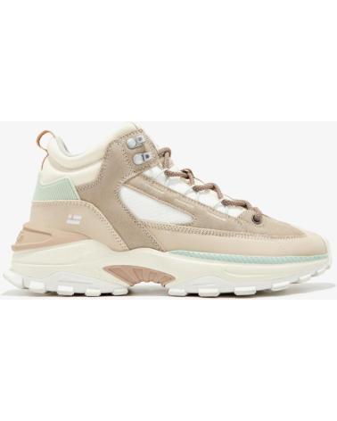 D. FRANKLIN SNEAKERS CHUNKY BEIGE CON LACCI BEIG