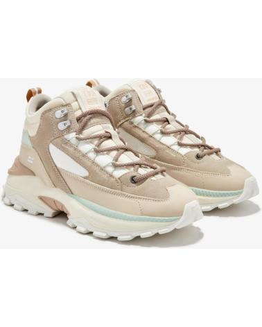 D. FRANKLIN SNEAKERS CHUNKY BEIGE CON LACCI BEIG