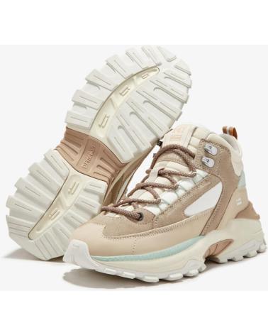 D. FRANKLIN SNEAKERS CHUNKY BEIGE CON LACCI BEIG