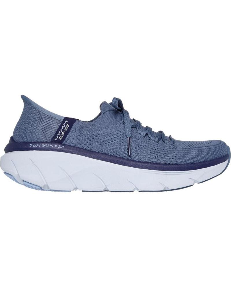 Sneaker für Damen SKECHERS SLIP-INS DLUX WALKER 2 0 - THRILL MOVEMENT AZUL