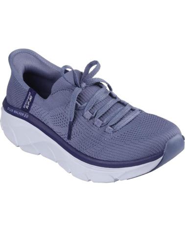 Sneaker für Damen SKECHERS SLIP-INS DLUX WALKER 2 0 - THRILL MOVEMENT AZUL
