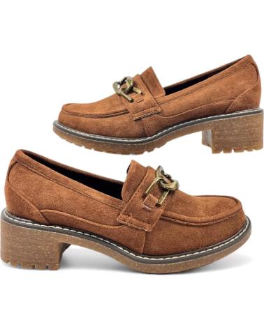 Mocassini per Donna TIMBOS MOCASIN TACON TRAVILLA MUJER CUERO 130495 MARRóN