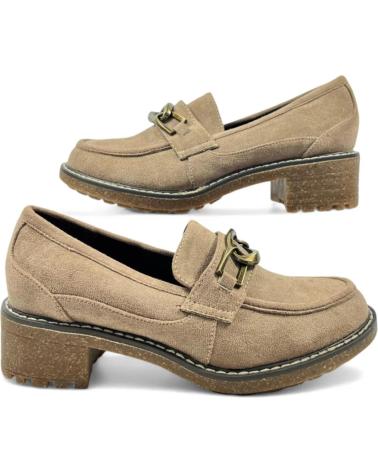 Mocassini per Donna TIMBOS MOCASIN TACON TRAVILLA MUJER TAUPE 130451 VERDE