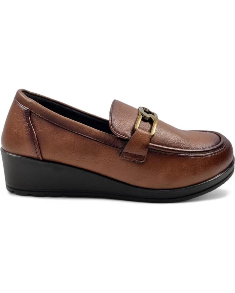 Mocassini per Donna TIMBOS MOCASIN CUNA TRAVILLA PALA MUJER CUERO 130449 MARRóN