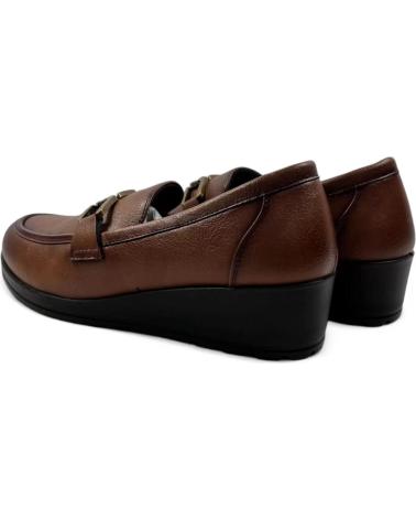 Mocassini per Donna TIMBOS MOCASIN CUNA TRAVILLA PALA MUJER CUERO 130449 MARRóN