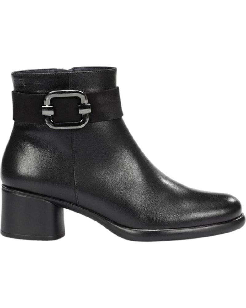 Stivaletti per Donna DORKING BOTINES PIEL NEGROS SUGARNOBUK NEGRO