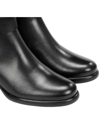 Stivaletti per Donna DORKING BOTINES PIEL NEGROS SUGARNOBUK NEGRO