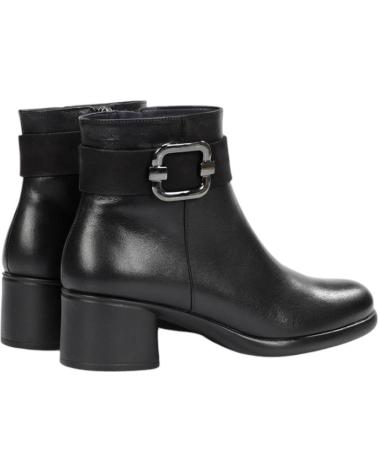 Stivaletti per Donna DORKING BOTINES PIEL NEGROS SUGARNOBUK NEGRO