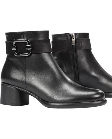 Stivaletti per Donna DORKING BOTINES PIEL NEGROS SUGARNOBUK NEGRO