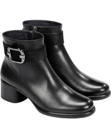Stivaletti per Donna DORKING BOTINES PIEL NEGROS SUGARNOBUK NEGRO