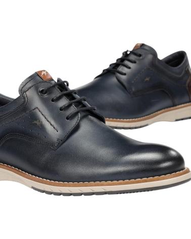 Sapatos de Homem FLUCHOS ZAPATOS DERBIE PIEL AZUL YORK OCEANOCOM 4
