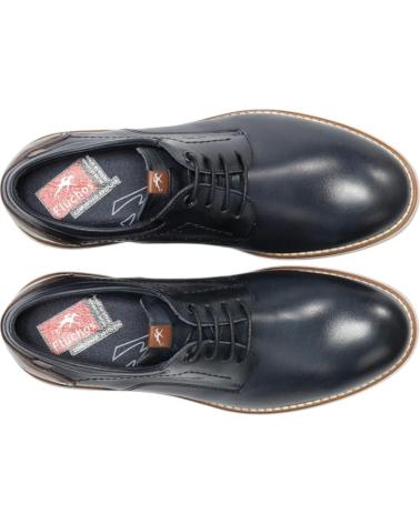 Sapatos de Homem FLUCHOS ZAPATOS DERBIE PIEL AZUL YORK OCEANOCOM 4