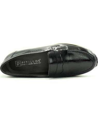 Mocassini per Donna PITILLOS MOCASIN 10200 NEGRO
