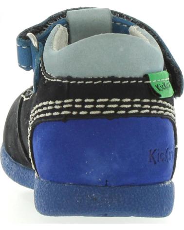 Schuhe für Mädchen und Junge KICKERS 413122-10 BABYFRESH 103 MARINE BLEU