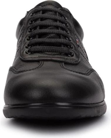 Sapatos-De-Hombre-KARTAMO-ZAPATOS-DE-CORDONES-PIEL-HOMBRE-NEGRO