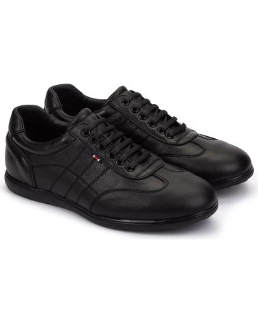 Sapatos-De-Hombre-KARTAMO-ZAPATOS-DE-CORDONES-PIEL-HOMBRE-NEGRO