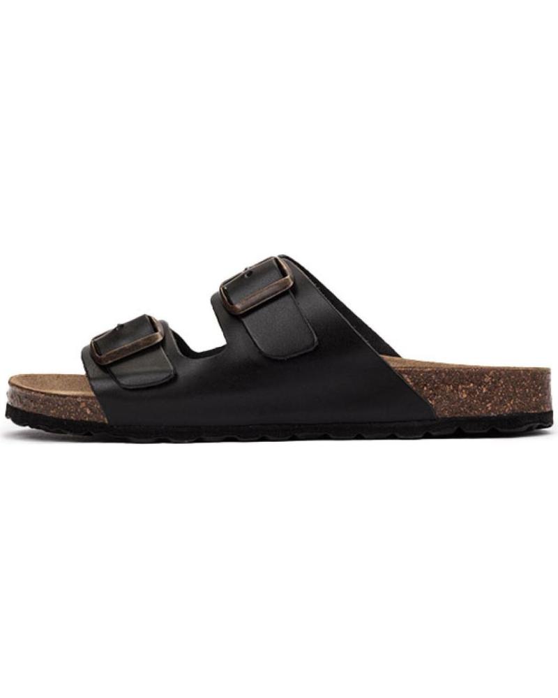 Sandalen für Damen KARTAMO SANDALIA PLANA NEGRA MUJER NEGRO