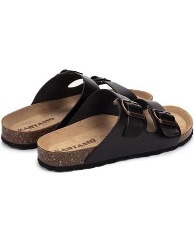 Sandalen für Damen KARTAMO SANDALIA PLANA NEGRA MUJER NEGRO