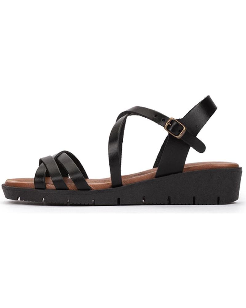 Sandalen für Damen KARTAMO SANDALIA DE CUNA NEGRA MUJER NEGRO