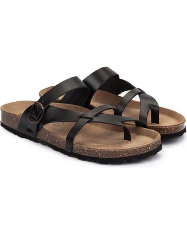 Sandalen für Damen KARTAMO SANDALIA PLANA NEGRA MUJER NEGRO