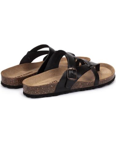 Sandalen für Damen KARTAMO SANDALIA PLANA NEGRA MUJER NEGRO