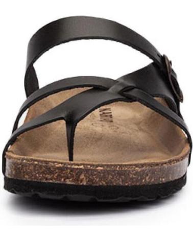 Sandalen für Damen KARTAMO SANDALIA PLANA NEGRA MUJER NEGRO