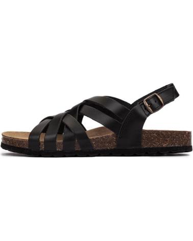 Woman Sandals KARTAMO SANDALIA PLANA NEGRA MUJER NEGRO