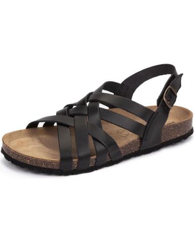 Woman Sandals KARTAMO SANDALIA PLANA NEGRA MUJER NEGRO