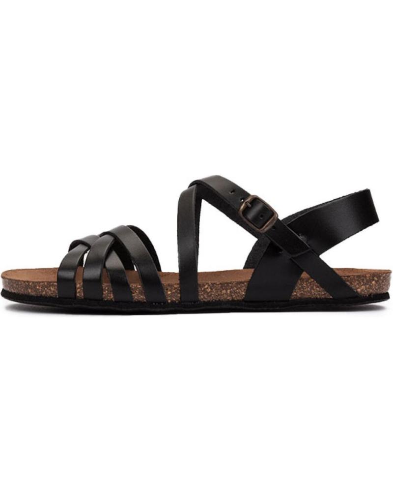 Sandals-De-Mujer-KARTAMO-SANDALIA-PLANA-NEGRA-MUJER-NEGRO